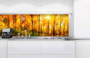 Фототапет за кухня - слънчева гора 180 x 60 см