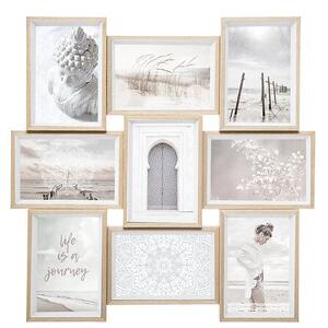 Фоторамка за колаж atmosphera Moly, 9 снимки, MDF, 45 cm