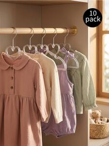 Sinsay - Закачалки с мотив сърце 10 pack - бял