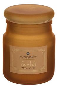 Ароматна свещ atmosphera Eloa, Стъкло, 70 g, Дървесен аромат
