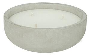 Свещ с цитронела atmosphera Ely, Бетон, 1600 г, Сива