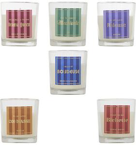 Ароматна свещ atmosphera Bichette, Стъклен буркан, 110 г, Многоцветна