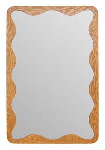 Вълнообразно огледало atmosphera Tinny, MDF, 91 x 61 cm, Кафяво