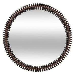 Кръгло огледало atmosphera Barrel, Метал, Ø 90 cm