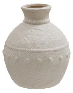 Ваза atmosphera Lewis, Керамика, Бяло/Пясък, 20 cm