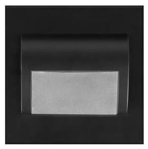 LED стълбищна лампа DECORUS LED/1,2W/12V 6000K черна