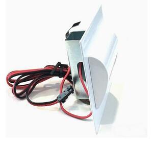 LED стълбищна лампа DECORUS LED/1,2W/12V 3000K бяла