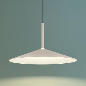 Globo LED висяща лампа „Lampone“, пясъчен цвят, Ø 47 см, метал, Soft-Lift, Бежов, Дневна/трапезария, Метал, Модерен