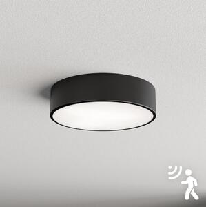 Brilagi - Плафон със сензор CLARE 2xE27/40W/230V Ø 30 см черен