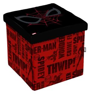 Disney Табуретка Spiderman, 3в1, MDF и текстил, до 150 kg, червена