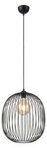 Полилей на кабел DESTELLO 1xE27/15W/230V Ø 33 см, черен