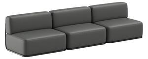 Тъмносив градински модулен диван 306 см Straw - Sit Sit