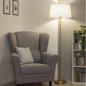 Brilagi - LED подова лампа CERIA 1xE27/20W/230V Ø 45 см бяла/златна