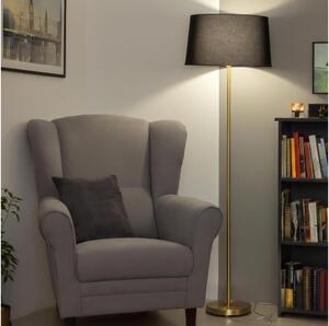 Brilagi - LED подова лампа CERIA 1xE27/20W/230V Ø 45 см черна/златна