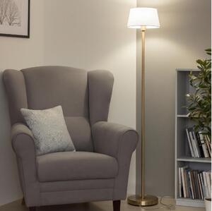 Brilagi - LED подова лампа CERIA 1xE27/20W/230V Ø 30 см бяла/златна