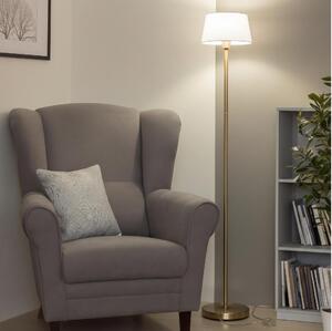 Brilagi - LED подова лампа CERIA 1xE27/20W/230V Ø 25 см бяла/златна