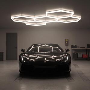 LED таванно осветително тяло HEXLINE LED/216W/230V 4000K 208x300 см бяло