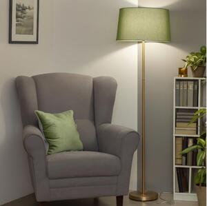 Brilagi - LED подова лампа CERIA 1xE27/20W/230V Ø 45 см зелена/златна