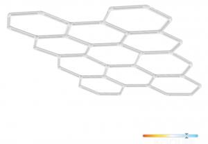 LED таванно осветително тяло HEXLINE LED/513W/230V 6500K 300x516 см бяло