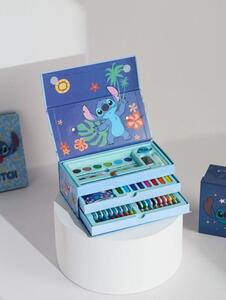 Sinsay - Комплект художествени принадлежности в органайзер 52 pack Stitch - cин