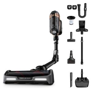 Прахосмукачка Rowenta X-Force Flex 15.60 RH99F1WO, вертикална/ръчна, безжична, 520W, 0.9л капацитет на контейнера, до 80 минути време на работа, 2 филтъра, 5 нива на мощност, черна