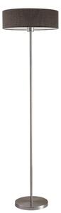LED подова лампа TUNJA 1xE27/20W/230V Ø 38 см матов хром/кафяв