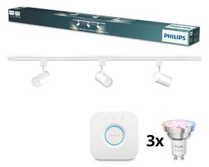 Philips - LED димируем спот за шинна система EASYLINK HUE 3xGU10/4,7W/230V + Hue bridge