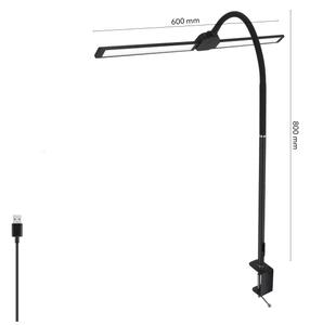 Brilagi - LED регулируема настолна лампа USB VARIO LED/14W/5V 3000-6000K черна
