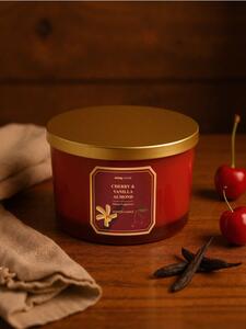 Sinsay - Свещ Cherry & Vanilla Almond - бледомораво