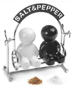 Солница и пиперница с поставка Salt & Pepper - Balvi