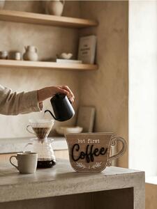 Sinsay - Стояща декорация във форма на чаша с надпис Coffee - бежово