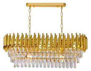 Brilagi - Полилей на верига ECLIPSE 10xE14/10W/230V 78x28 cm златен