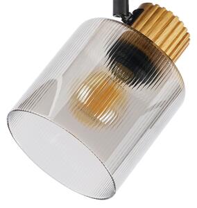Brilagi - Точково осветително тяло HYGGE 4xE14/15W/230V черно/димно