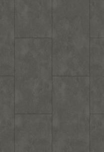 Mexen Steel Black проба на винилови панели 610 x 305 мм SPC 6,5 мм, подложка IXPE 1,5 мм, 4 V-Fuga, Камък - F1148-S