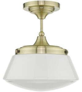 Där Lighting CAD0175 -Плафонен полилей за баня CADEN 1xE27/60W/230V IP44 месинг