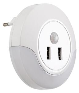 Rabalux 76012 - LED Нощна лампа контакт със сензор DEMBO LED/13,9W/230V