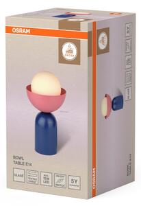 Osram - Настолна лампа DECOR BOWL 1xE14/25W/230V синя/розова