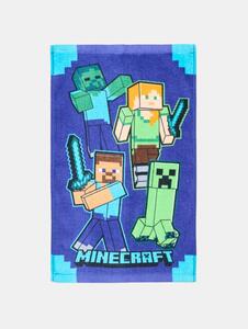 Sinsay - Памучна кърпа Minecraft - cин