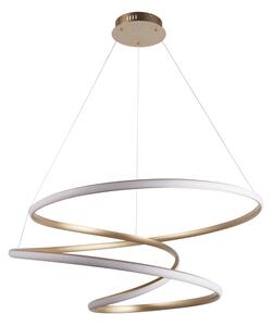 Endon 97639 - Димируем LED полилей на кабел TWIRL LED/88W/230V 3000K златист