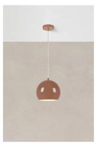 Markslöjd 108990 - Висяща лампа на кабел POP 1xGU10/7W/230V Ø 20 cm кафява