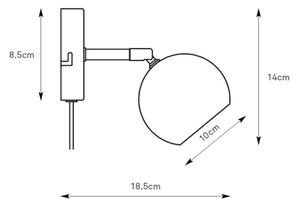 Markslöjd 108983 - Стенно спот осветително тяло POP 1xGU10/7W/230V сиво