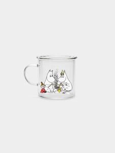 Sinsay - Стъклена чаша с дръжка The Moomins - многоцветен