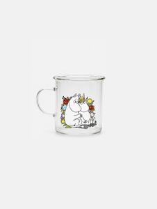 Sinsay - Стъклена чаша с дръжка The Moomins - многоцветен