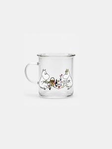 Sinsay - Стъклена чаша с дръжка The Moomins - многоцветен