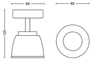 Philips 53350/17/16 - LED точково осветително тяло COUNTY LED/4W/230V
