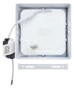 LED Плафониера LED/12W/230V 4200K 16,3x16,3 см бял