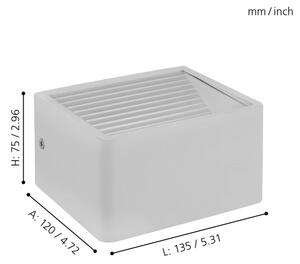 Eglo 98266 - LED Екстериорен аплик DONINNI LED/6W/230V IP55