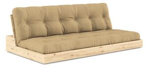 Разтегателен диван в цвят горчица 196 cm Base – Karup Design