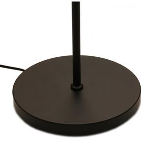 LED димируема подова лампа NORA LED/25W/230V 2200/3000/4000K + LED/5W 3000K черна + дистанционно управление