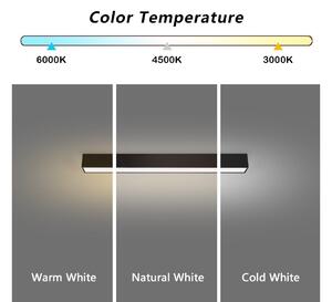 Immax NEO 07254L - LED димируемо осветително тяло LUNGO 20W/230V Wi-Fi Tuya черн